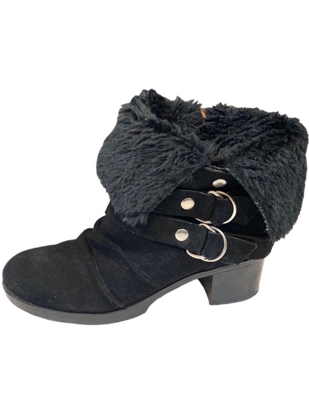 Nine West Careese Faux Fur Leather Boots